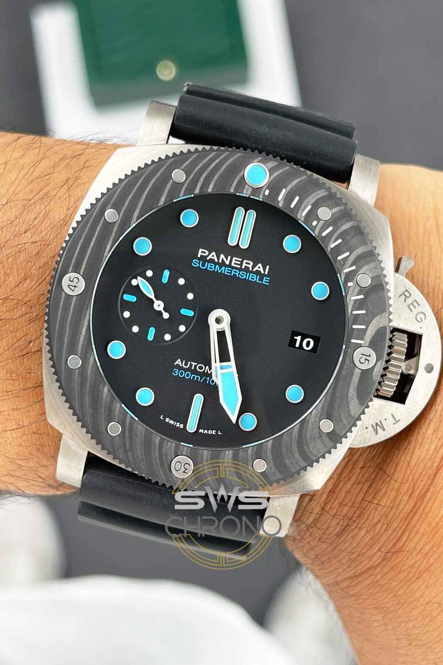 Panerai Submersible Luminor Bmg Tech Carbon Clone Watch